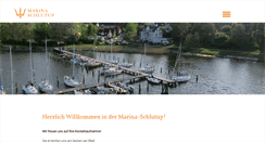Desktop Screenshot of marina-schlutup.de